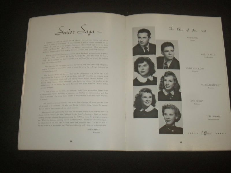 1951 HENRY SNYDER HIGH SCHOOL YEARBOOK - JERSEY CITY, NEW JERSEY - YB 2237