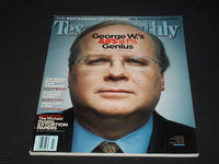 2003 MARCH TEXAS MONTHLY MAGAZINE - KARL ROVE FRONT COVER - E 7455
