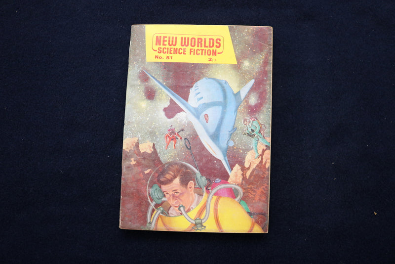 1956 SEPTEMBER NEW WORLDS SOFTCOVER DIGEST MAGAZINE- VOLUME 17, NUMBER 51- K 424