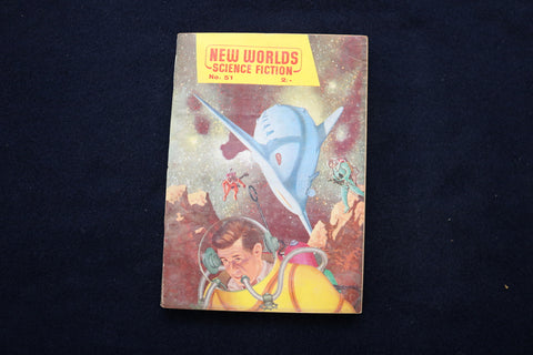 1956 SEPTEMBER NEW WORLDS SOFTCOVER DIGEST MAGAZINE- VOLUME 17, NUMBER 51- K 424