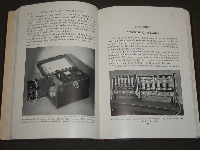 1939 THE CANNED FOOD REFERENCE MANUAL - NICE PHOTOS & ILLUSTRATIONS - J 5190