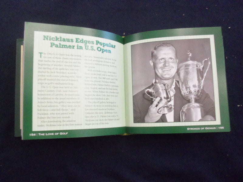 2005 THE LOVE OF GOLF HARDCOVER BOOK BY DAVE BARRETT - KD 8222