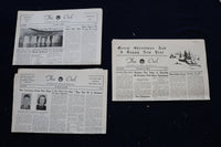 1949-1954 THE OWL NEWSPAPER - WESTMINSTER (MD) HIGH SCHOOL - LOT OF 48 - NP 8905