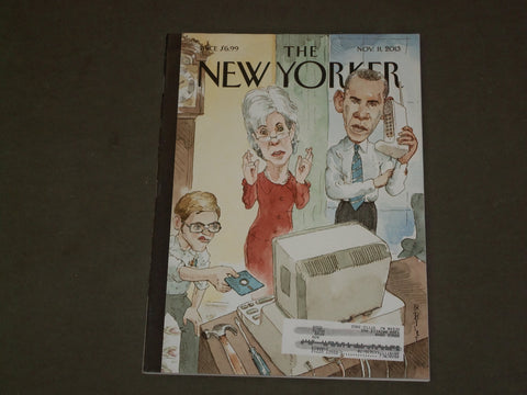2013 NOVEMBER 11 THE NEW YORKER MAGAZINE - ILLUSTRATED COVER - NY 2254