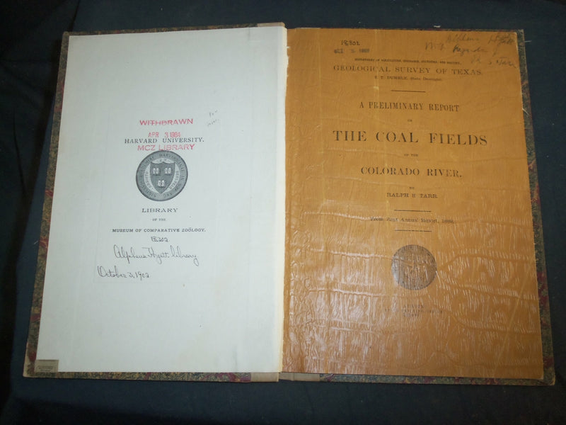 1890 A PRELIMINARY REPORT ON THE COAL FIELDS OF THE COLORADO RIVER - J 4886