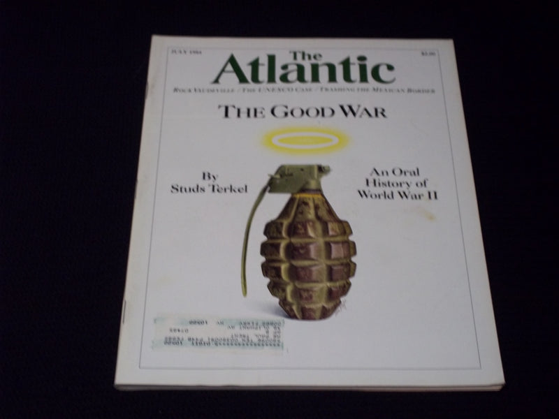 1984 JULY THE ATLANTIC MAGAZINE - THE GOOD WAR FRONT COVER - E 13762