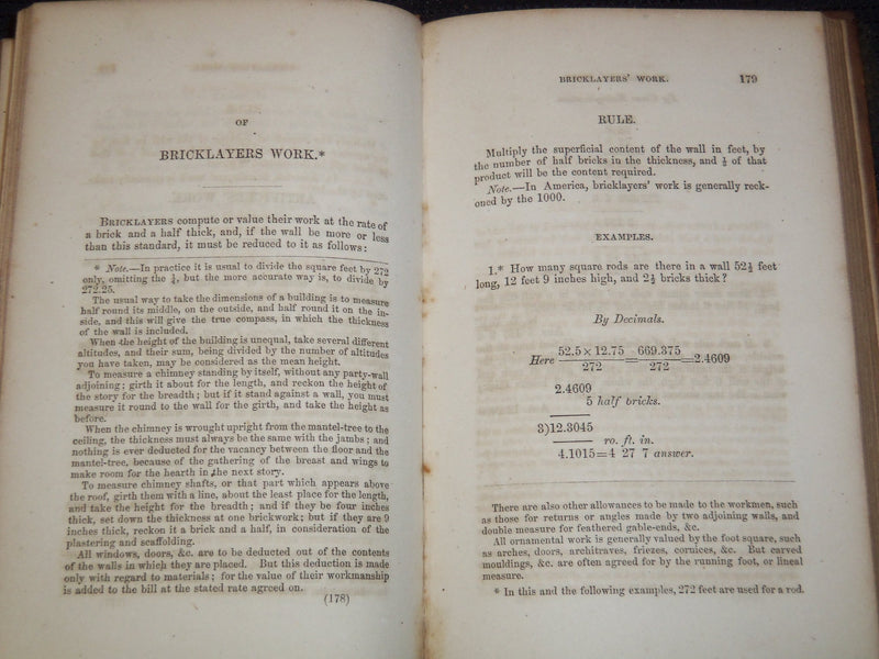 1858 INTRODUCTION TO MENSURATION AND PRACTICAL GEOMETRY BY JAMES RYAN - J 8130