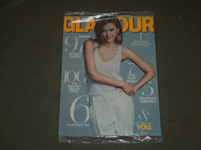 2014 JUNE GLAMOUR MAGAZINE - JESSICA ALBA COVER - B 3258