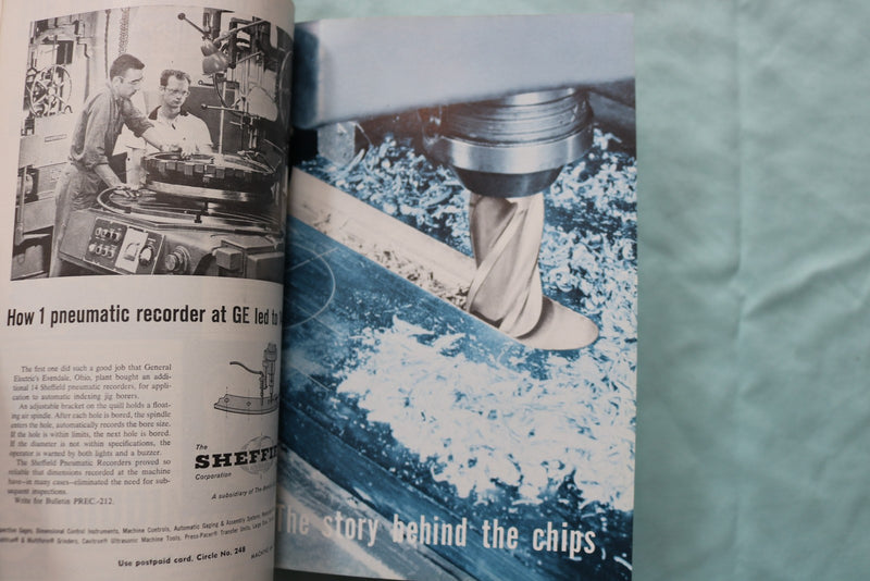1961 MACHINE AND TOOL BLUE BOOK MAGAZINE - LOT OF 2 - K 3285