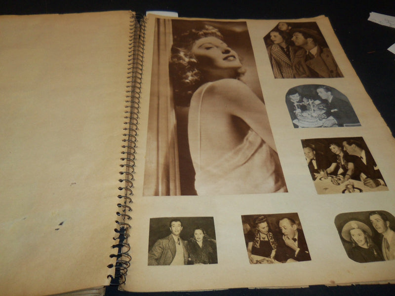 MOVIE STAR SCRAPBOOK - ROONEY - FLYNN - BENNETT - GREAT PHOTOS - 20A