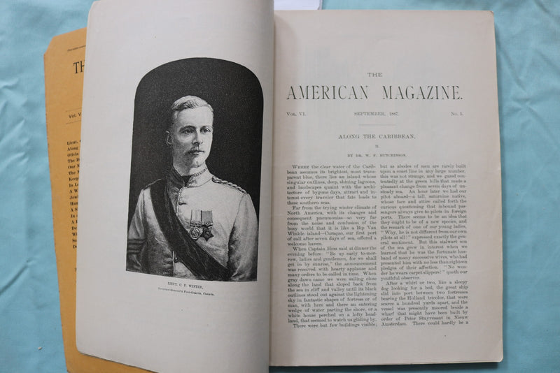 1887 AMERICAN MONTHLY ILLUSTRATED MAGAZINE - LOT OF 2 - K 3287