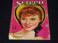 1933 DECEMBER SCREEN ROMANCES MAGAZINE - KATHARINE HEPBURN COVER - E 16569