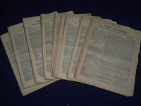 1878 THE ACADEMY WEEKLY REVIEW OF LITERATURE LOT OF 20 ISSUES - LONDON - O 2382