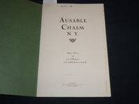 1920'S AUSABLE CHASM NEW YORK SEPIA VIEWS BOOK - J 8629