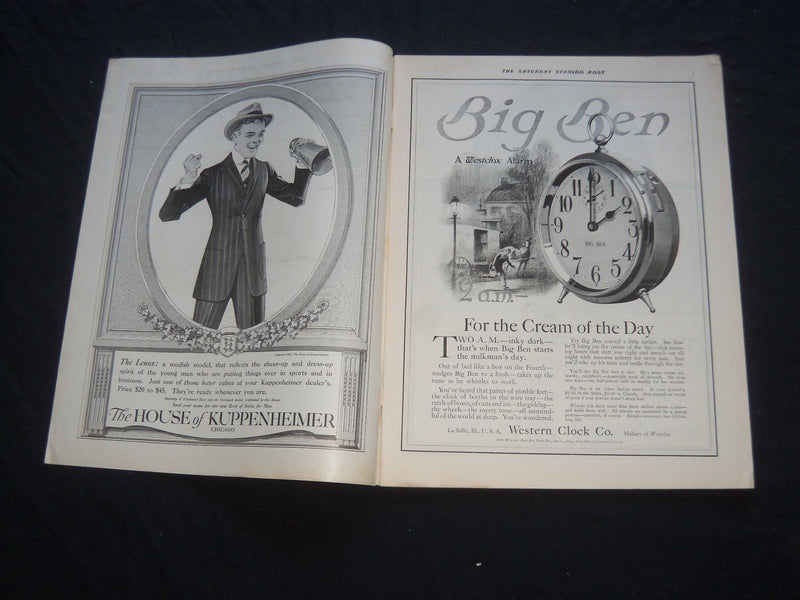 1916 SEPTEMBER 23 THE SATURDAY EVENING POST MAGAZINE - ILLUSTRATED COVER -SP 744