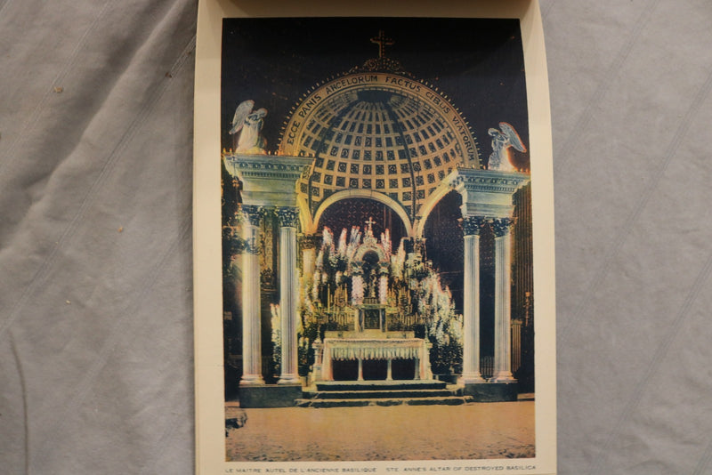 1920'S SAINTE ANNE DE BEAUPRE ALBUM - SOFTCOVER BOOK - K 3476