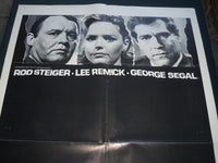 1968 NO WAY TO TREAT A LADY MOVIE POSTER - ROD STEIGER - LEE REMICK - P 510