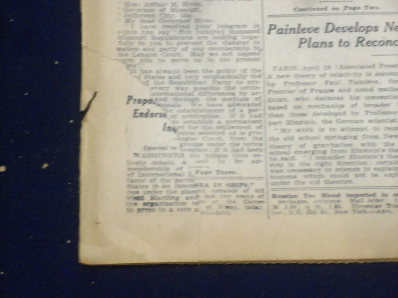 1923 APRIL 29 NEW YORK TIMES - WEMBLEY STADIUM OPENS, 1,000 HURT - NT 8347