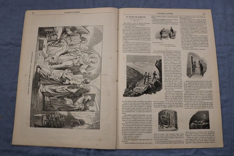 1889 APRIL 20 L'UNIVERS ILLUSTRE - THEATRE DE L'ODEON-REVOLTEE- FRENCH - NP 8569