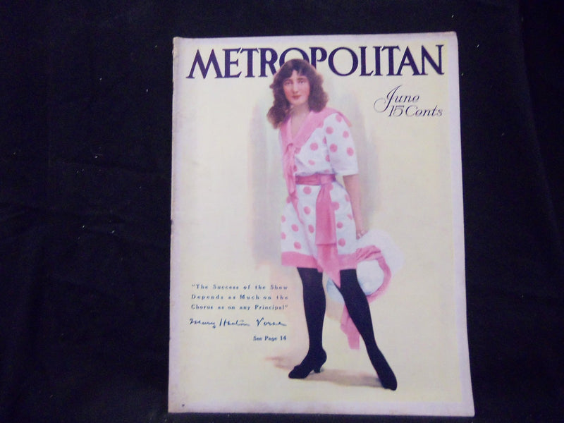 1912 JUNE METROPOLITAN MAGAZINE - GREAT COVER & ADS - ST 1363