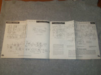 1956-1957 SERVICE DEALER AND ELECTRONIC SERVICING MANUAL - LOT OF 4 - J 6289