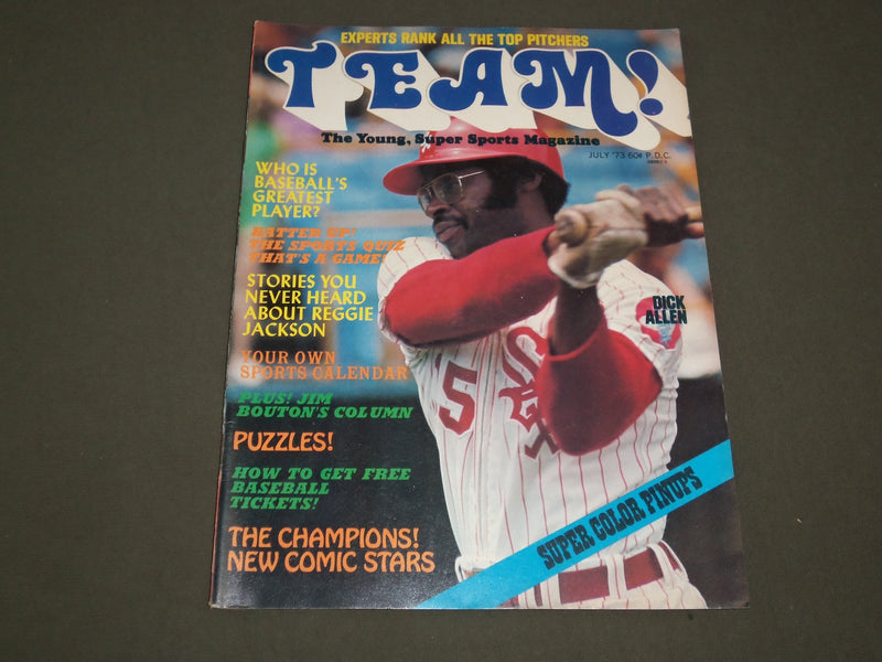 1973 JULY TEAM MAGAZINE - DICK ALLEN - SP 9747
