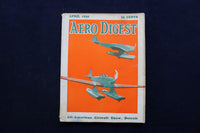 1930 APRIL AERO DIGEST MAGAZINE - UPPERCU-BURNELLI AMPHIBION COVER - E 11259