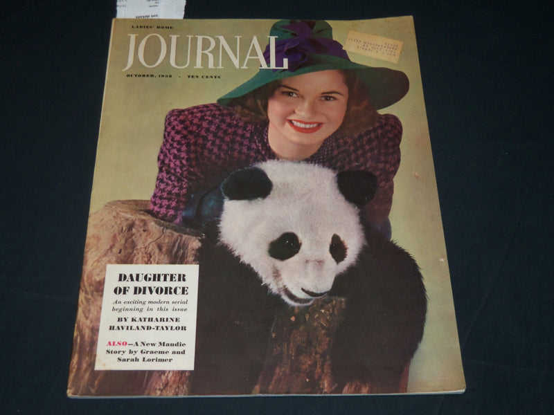 1938 OCTOBER LADIES HOME JOURNAL MAGAZINE - NICE COVER - COCA-COLA AD - F 330