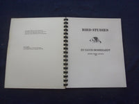 1986 BIRD STUDIES SOFTCOVER BOOK BY DAVID MOHRHARDT - KD 8204