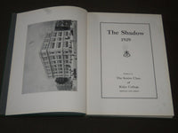 1929 THE SHADOW RIDER COLLEGE YEARBOOK - TRENTON NEW JERSEY - PHOTOS - YB 1064