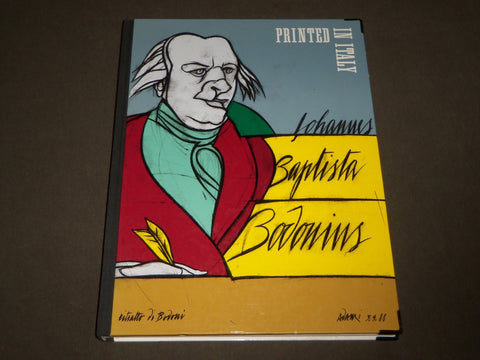 1989 PRINTED IN ITALY - JOHANNES BAPTISTA BODONIUS BOOK - D 228