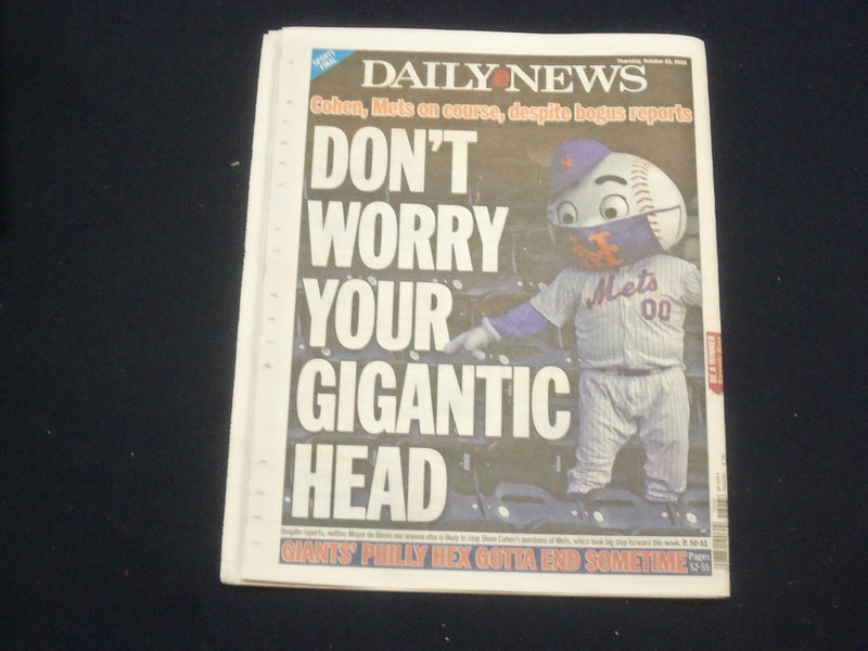 2020 OCTOBER 22 NEW YORK DAILY NEWS - BROOKLYN PEDESTRIAN KILLED BY STRAY BULLET