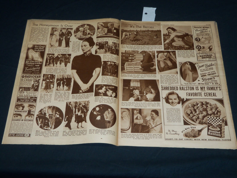1938 JUNE 5 PITTSBURGH PRESS SUNDAY ROTO SECTION - ETHELREDA LEOPOLD - NP 4492