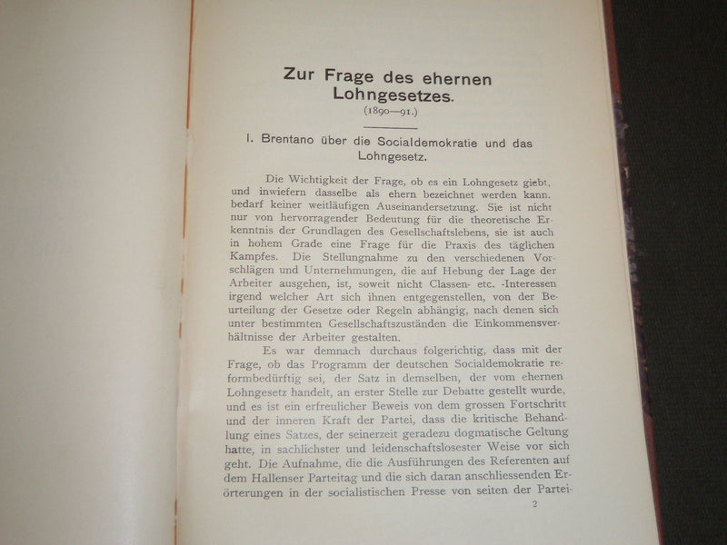 1904 ZUR THEORIE UND GESCHICHTE DES SOCIALISMUS BY EDMUND BERNSTEIN - KD 10