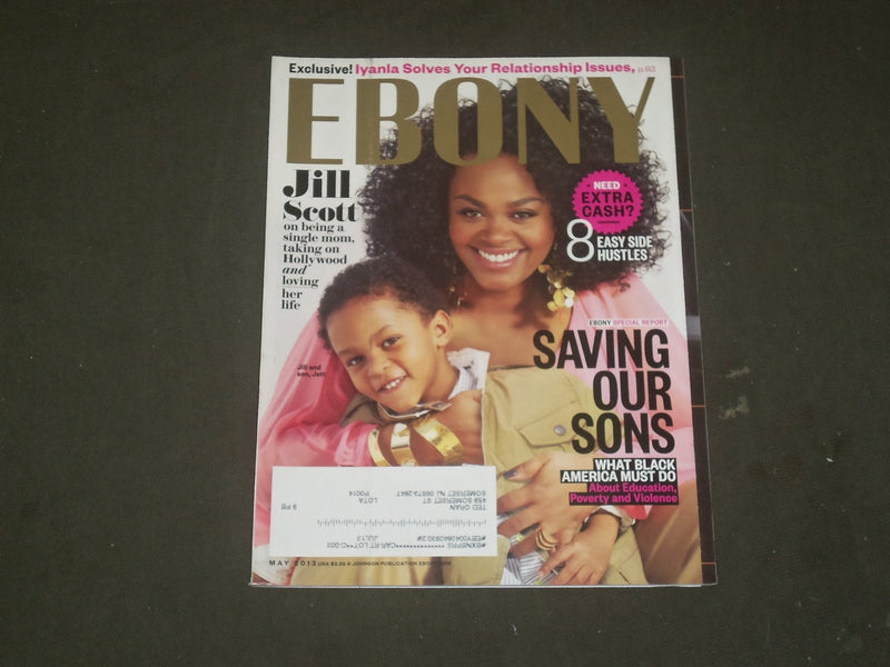 2013 MAY EBONY MAGAZINE - JILL SCOTT & SON, JETT COVER - B 1315