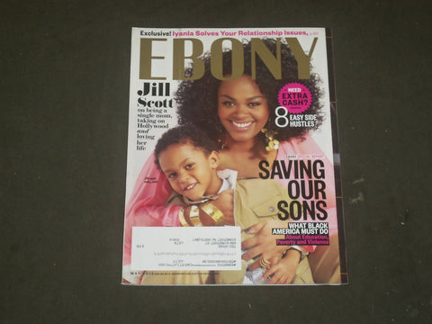 2013 MAY EBONY MAGAZINE - JILL SCOTT & SON, JETT COVER - B 1315