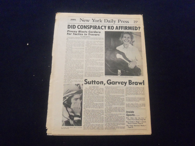 1978 AUGUST 21 NEW YORK DAILY PRESS NEWSPAPER - VOL. 1, NO. 1 - NP 6094