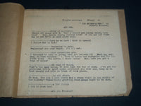1930'S THE SPIDER'S WEB - COATES HOUSE KANSAS CITY ORIGINAL SCRIPT LOT - O 1987A