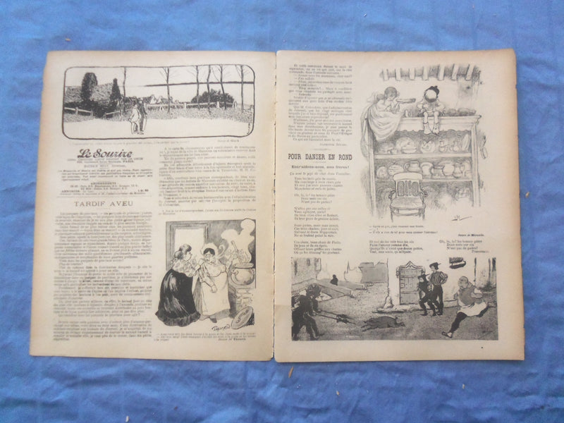 1902 DEC 20 LE SOURIRE MAGAZINE - ILLUSTRATED COMEDY - FRENCH TEXT - SP 4865G