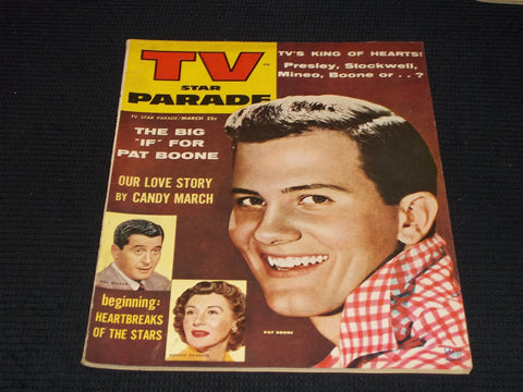 1957 MARCH TV STAR PARADE MAGAZINE - PAT BOONE FRONT COVER - E 14040