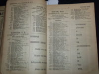 1908 NEW ENGLAND TELEPHONE & TELEGRAPH CO. SOUTH CENTRAL PHONE BOOK - J 8818