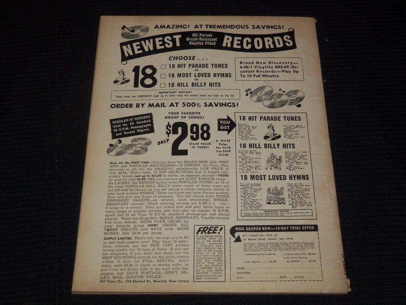 1952 JUNE MOVIE TIME MAGAZINE - ELIZABETH TAYLOR COVER - E 14622