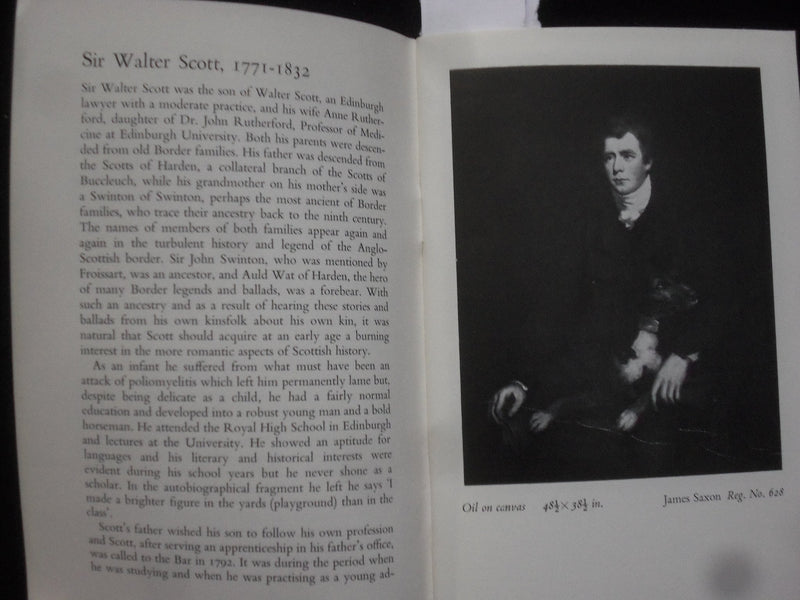 1964 SCOTT AND HIS CIRCLE SOFTCOVER BOOK - SCOTTISH NATIONAL GALLERY - J 9857