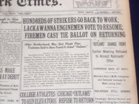 1920 APRIL 18 NEW YORK TIMES - LACKAWANNA ENGINEMEN VOTE TO RESUME - NT 8301