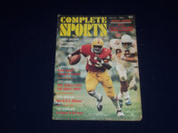 1972 WINTER COMPLETE SPORTS MAGAZINE - LARRY BROWN COVER - SP 5371