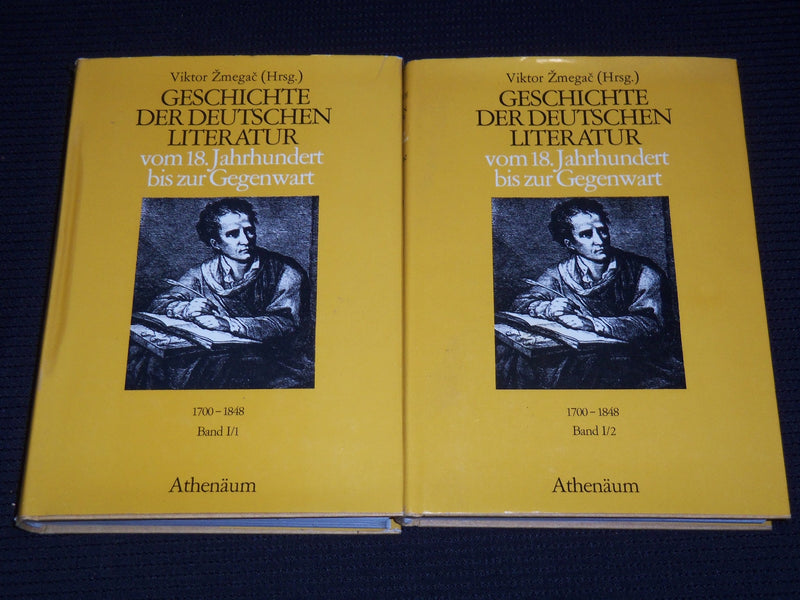 1978 GESCHICHTE DER DEUTSCHEN LITERATUR VIKTOR ZMEGAC VOLUME 1 & 2- KD 4669C
