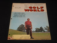 1968 APRIL 12 GOLF WORLD MAGAZINE - BILLY CASPER FRONT COVER - E 7194