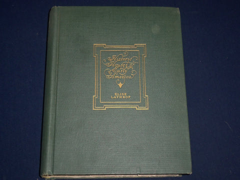 1937 HISTORIC HOUSES OF EARLY AMERICA BY ELISE LATHROP - GREAT PHOTOS - KD 3074