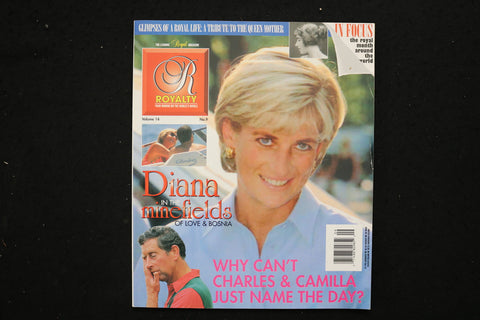 1997 SEPTEMBER ROYALITY MAGAZINE - DIANA IN THE MINEFIELDS COVER - SP 4181B
