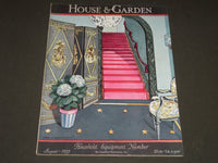 1923 AUGUST THE HOUSE & GARDEN MAGAZINE - GREAT PHOTOS & ADS - ST 480
